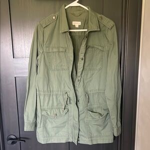 Merona Women's Green Utility Jacket Size M